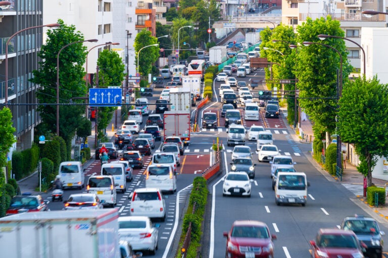 日本は左側通行