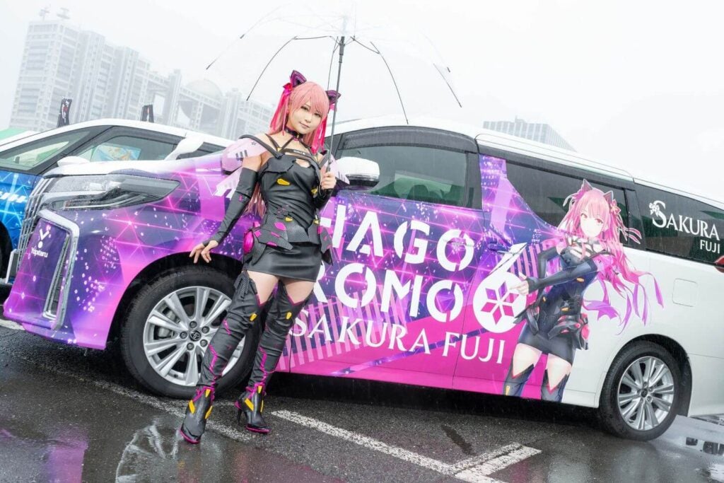 『痛車さま専用』4線ワイド　６本 痛車130台とコスプレイヤーが清水に集結！ 日本最大級の痛車イベント