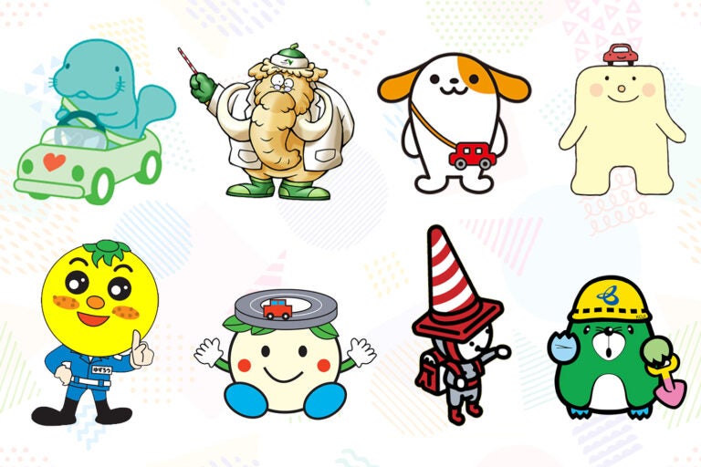 高速道路事業者のキャラクターたち