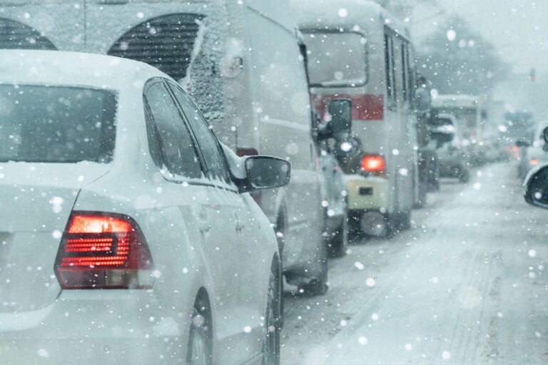 雪の日の立ち往生