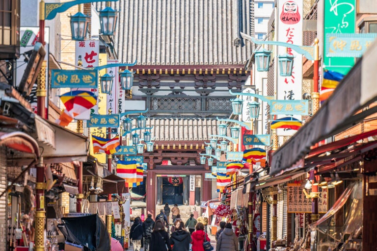 冬の川崎大師