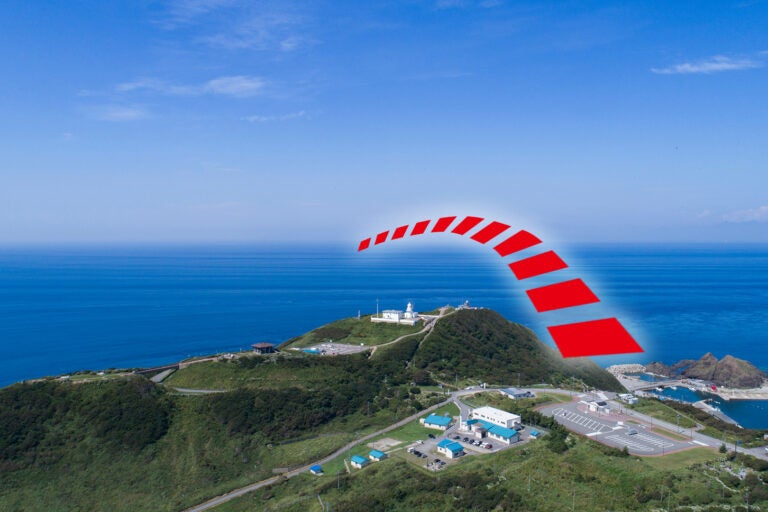 津軽海峡大橋の想定する経路