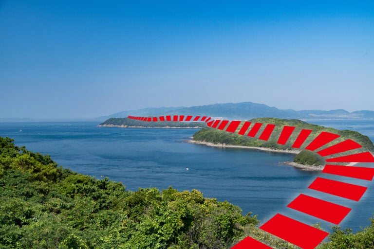 紀淡連絡道路は和歌山側から淡路側に向かってこんな路線でできそう