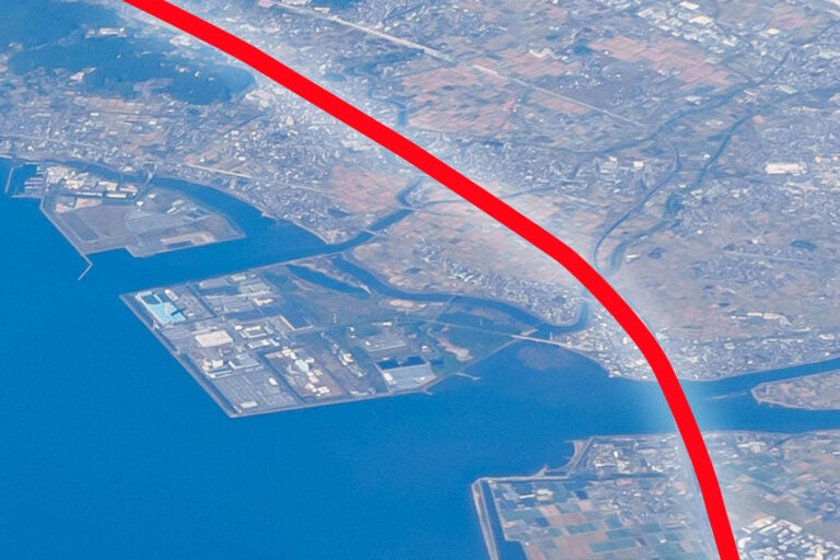 名豊道路の未開通区間はこのあたり
