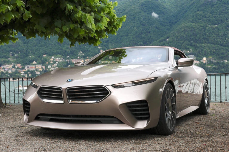 BMWコンセプト・スカイトップ。2024年5月25日、「コンコルソ・デレガンツィ・ヴィラ・デステ」で。BMWのクラシック部門は同イベントでスポンサーを務めている。