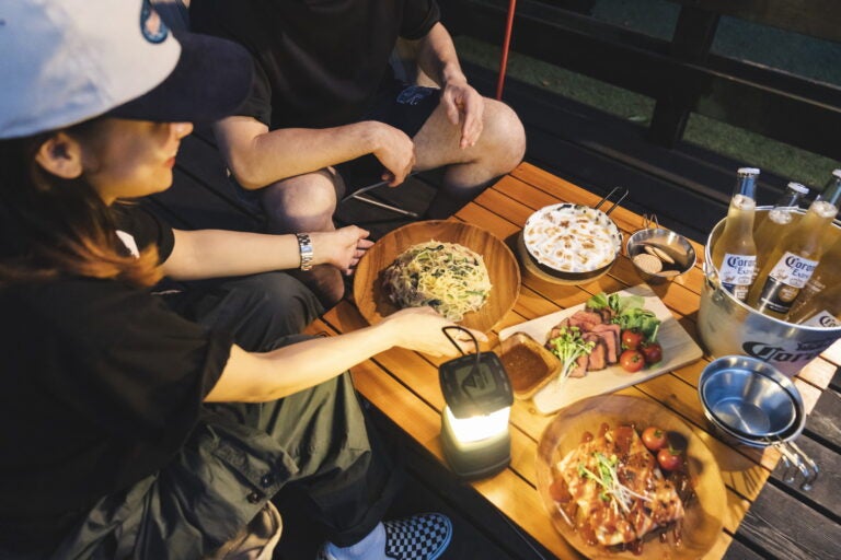 キャンプ|簡単料理|アウトドア|レシピ|食事風景アイキャッチ