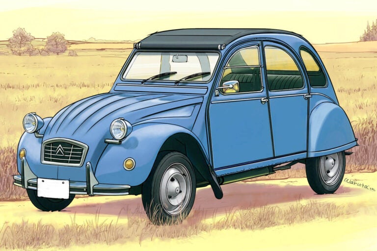 全長×全幅×全高:3,830mm×1,480mm×1,600mm 排気量:602cc(2CV6スペシャル)