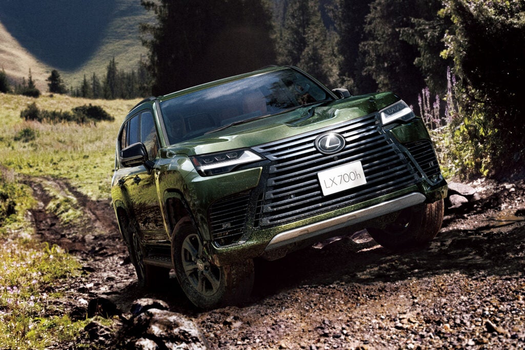 【新品】レクサス LX700h 純正 22インチ 4本 RAYS製 レクサス最上級SUV、新型「LX」は2100万円！ 新ハイブリッドシステム