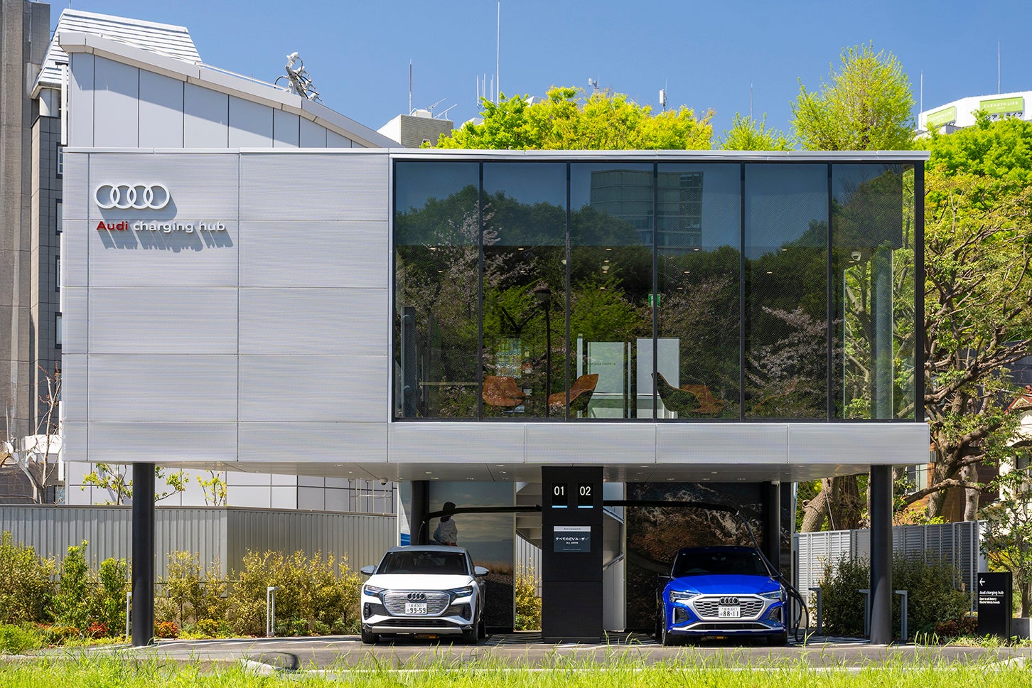 アウディチャージングハブ芝公園|Audi charging hub Sibakoen