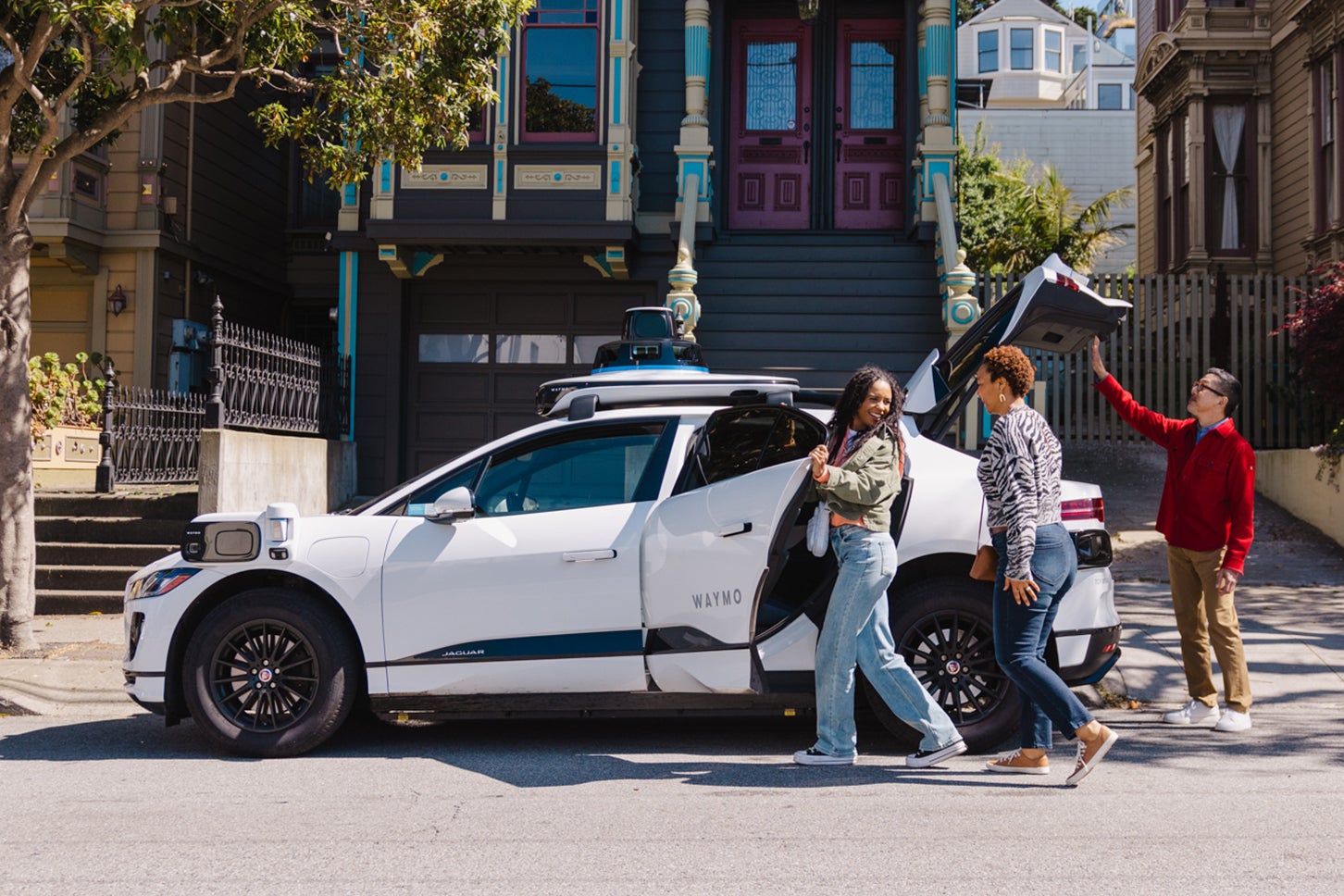Waymo自動運転サービス「Waymo One」の配車サービスの様子（米サンフランシスコ）
