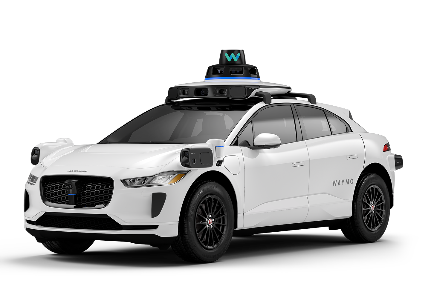 サービスを提供するWaymo One車両（ジャガーIペイス）
