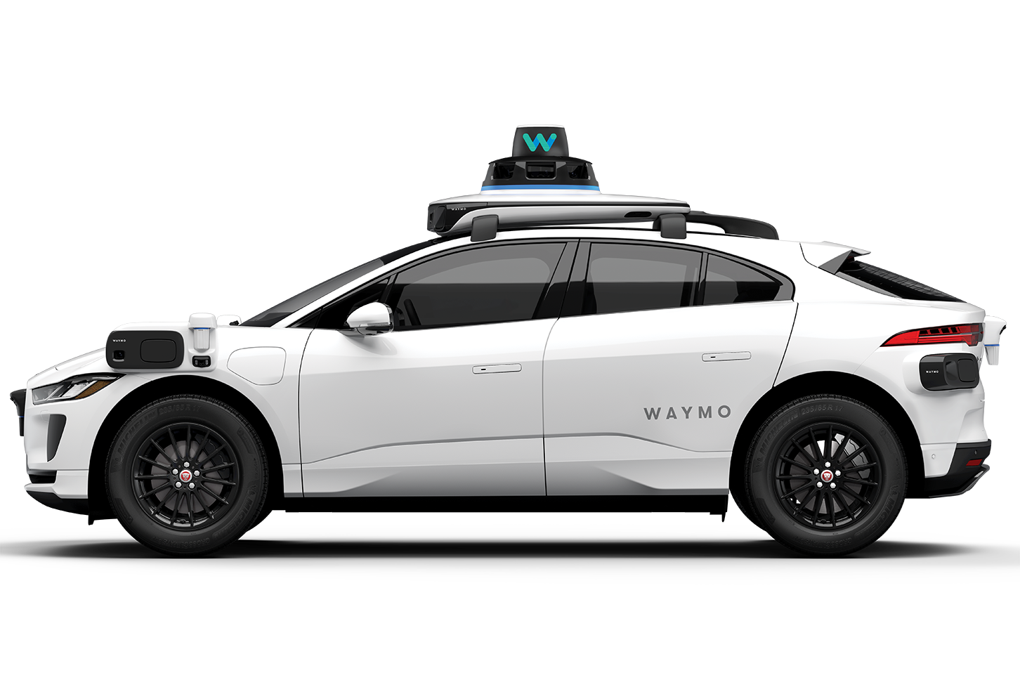 サービスを提供するWaymo One車両（ジャガーIペイス）