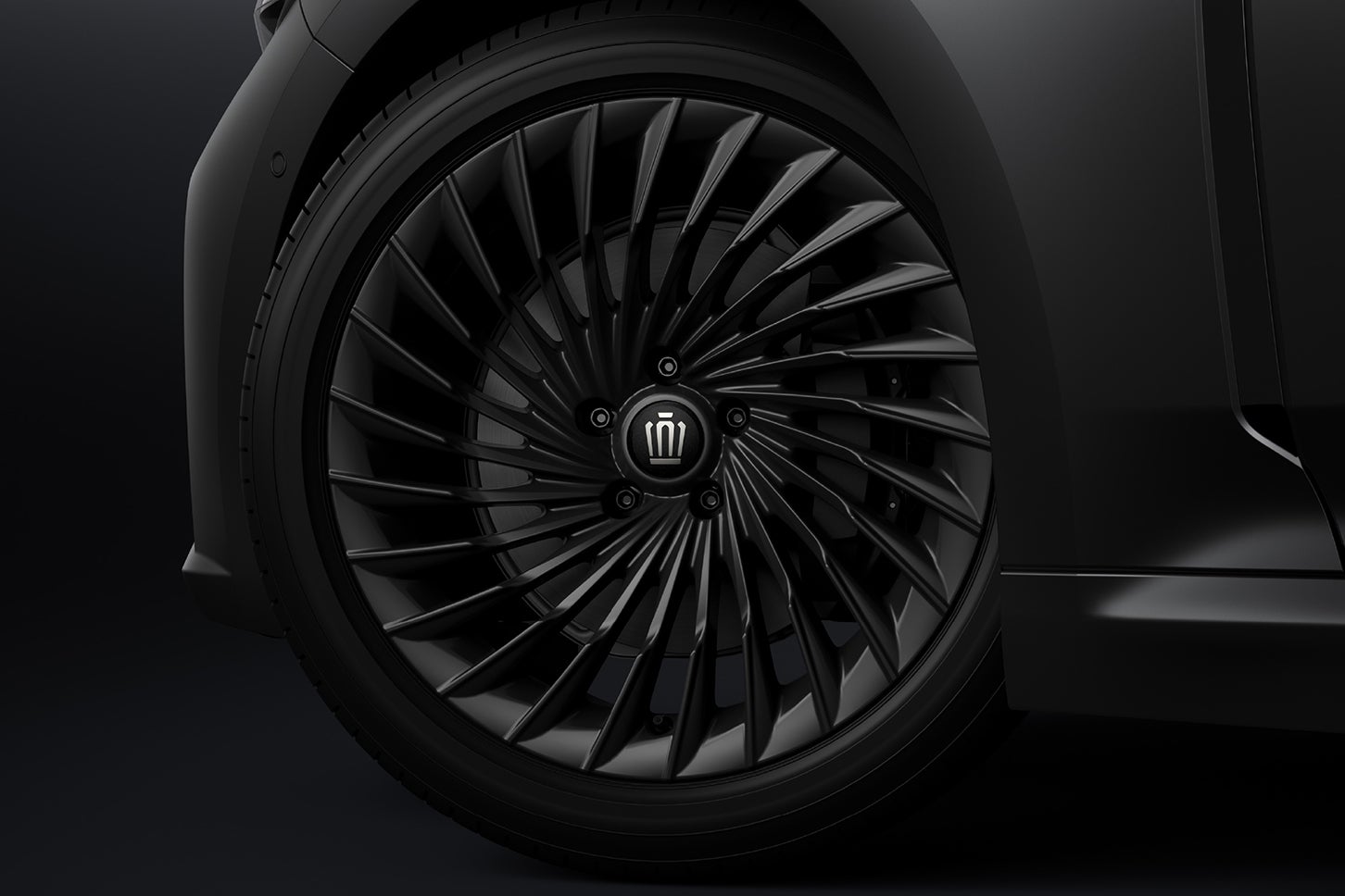 トヨタ・クラウン セダンZ“THE LIMITED-MATTE METAL”｜245/45ZR20タイヤ＆20×8.5Jアルミホイール（マットブラック塗装）