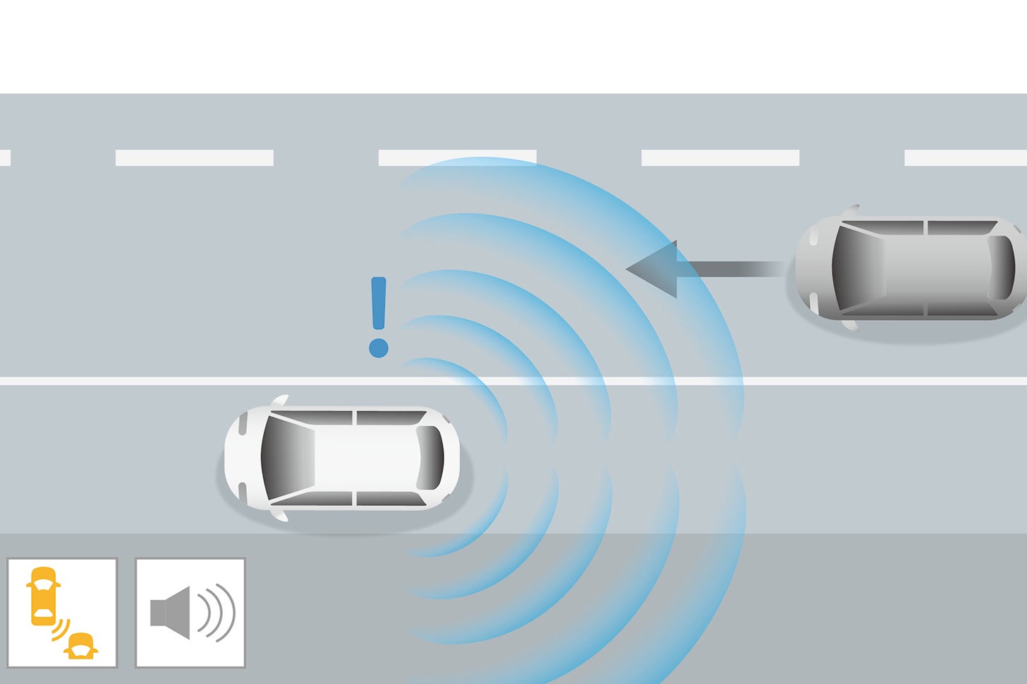 ホンダ・アコードe:HEV Honda SENSING 360+|降車時車両接近警報