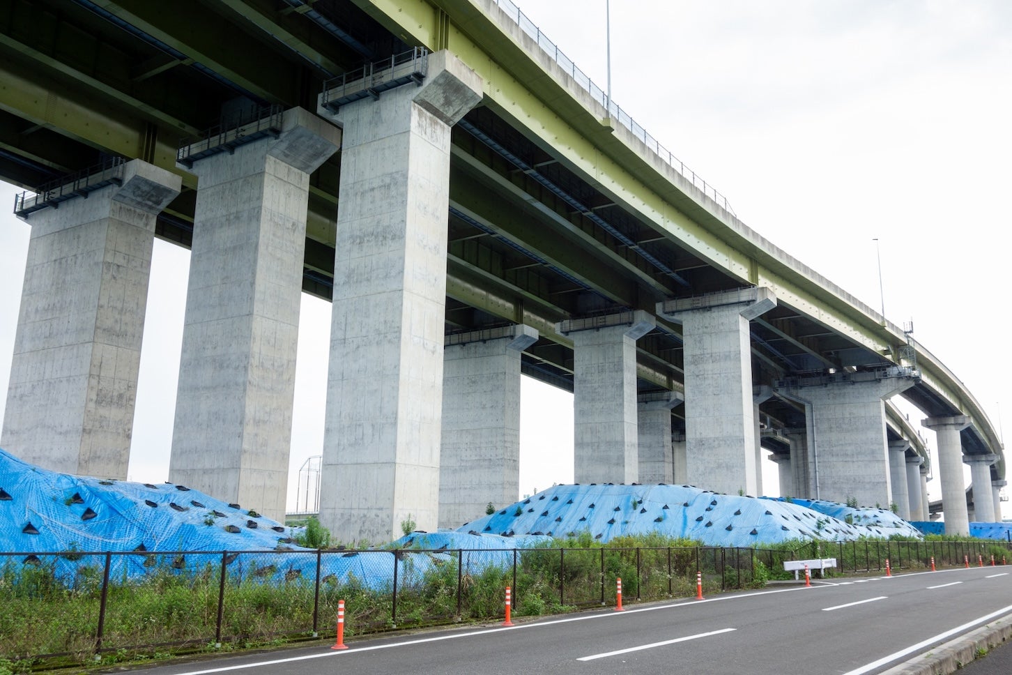 圏央道 久喜白岡JCT付近の写真。
