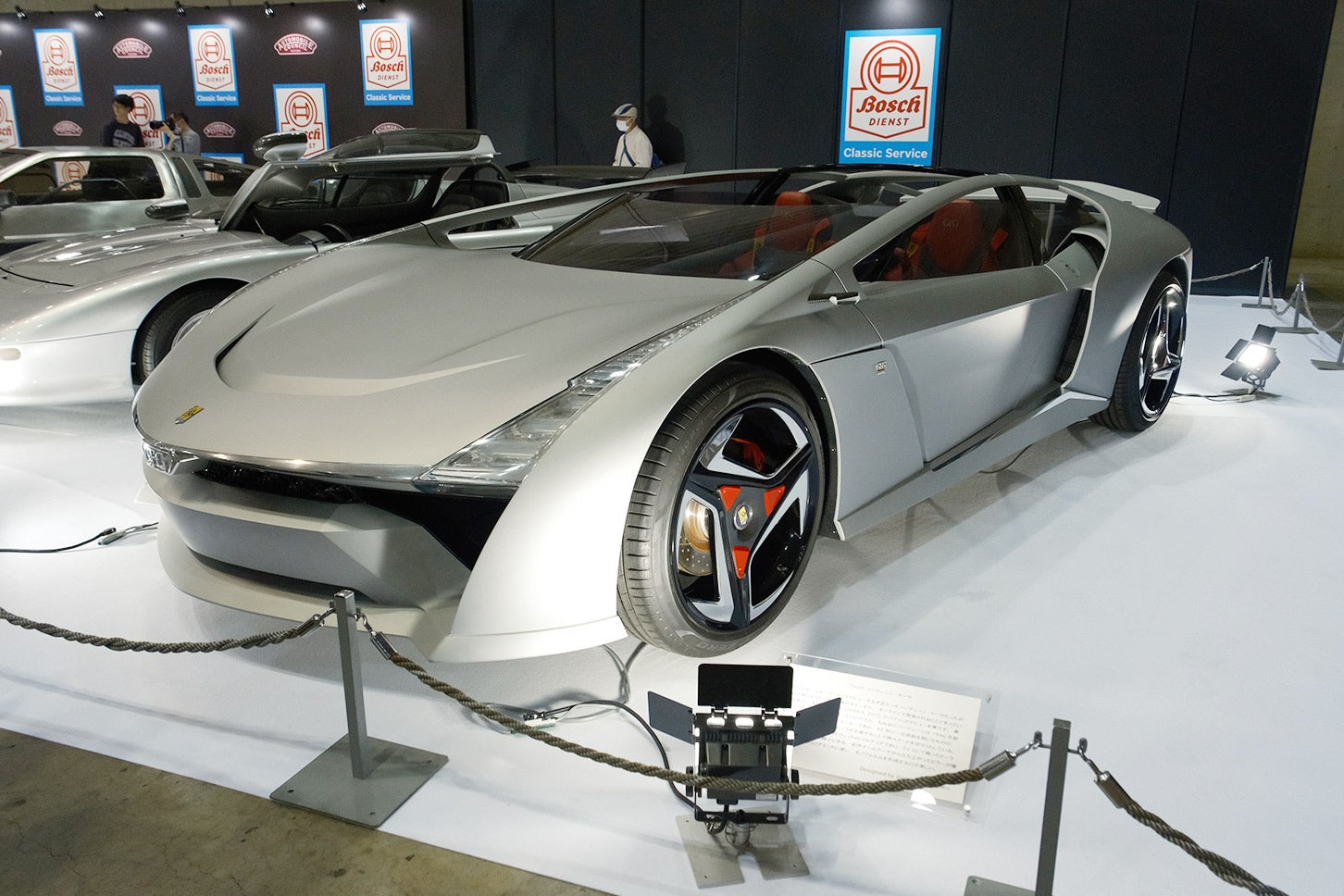 ジウジアーロ氏によるEVコンセプトカー「バンディーニ・ドーラ」(2020年)。コロナ禍の影響もあって、今回の「オートモビル カウンシル2025」が事実上のワールドプレミアだったという。今後、実車を拝める機会など訪れるだろうか?