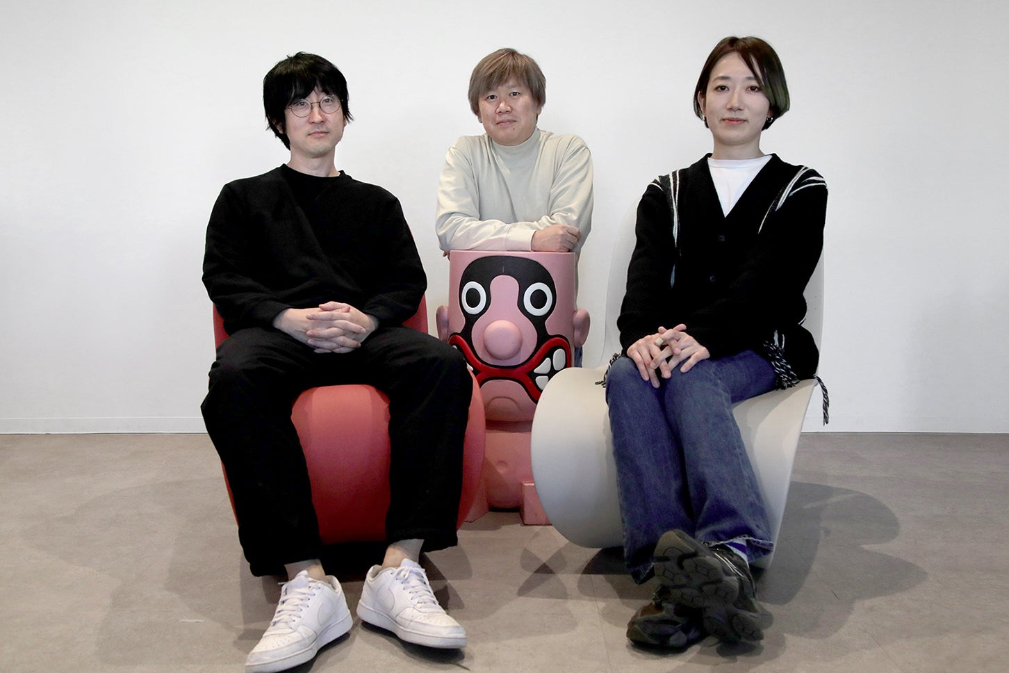 【レクサス×ミラノ・デザインウィーク2025】バスキュールの岩渕、朴、大澤各氏。photo : LEXUS