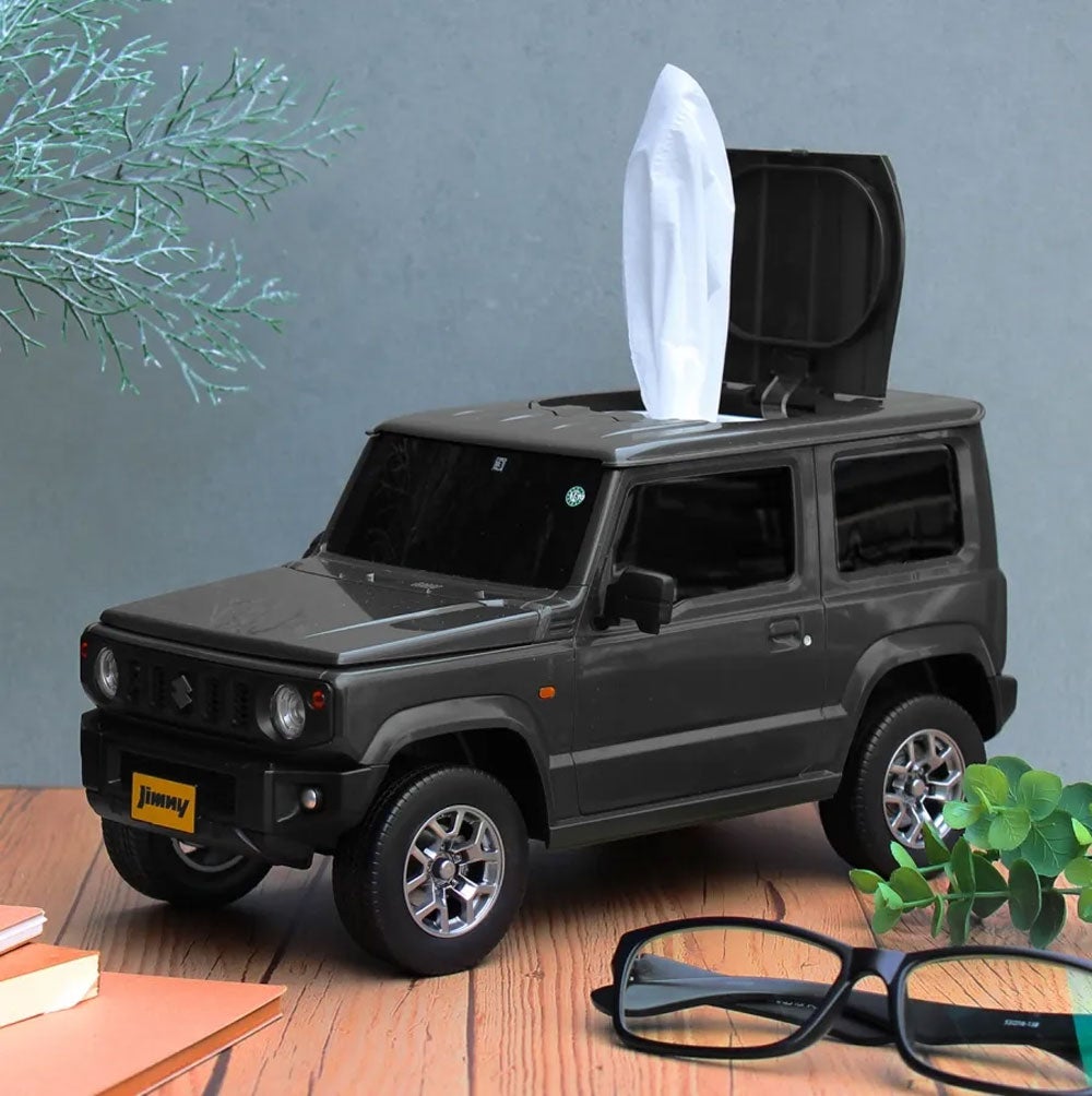 ジムニーグッズは他にも。こちらはウェットティッシュケース。