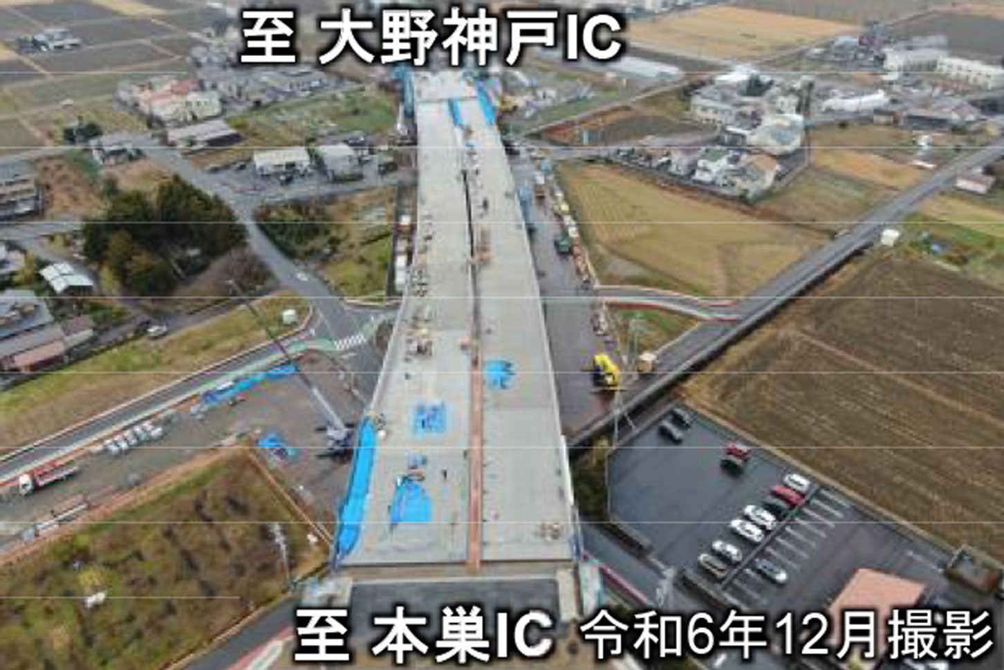 東海環状道 本巣IC～大野神戸IC付近の写真。
