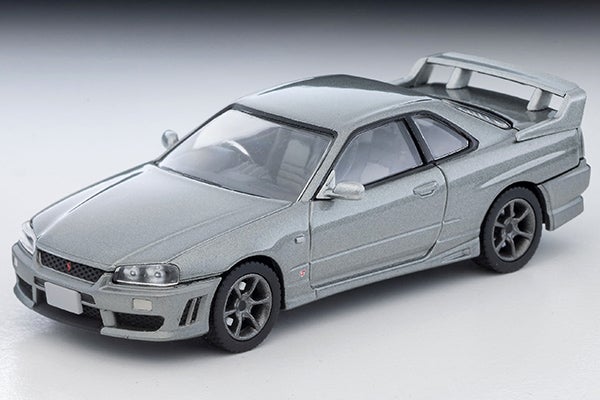 LV-N353a 日産 スカイライン 2ドアスポーツクーペ 25GT TURBO オプションパーツ付（シルバー）2000年式