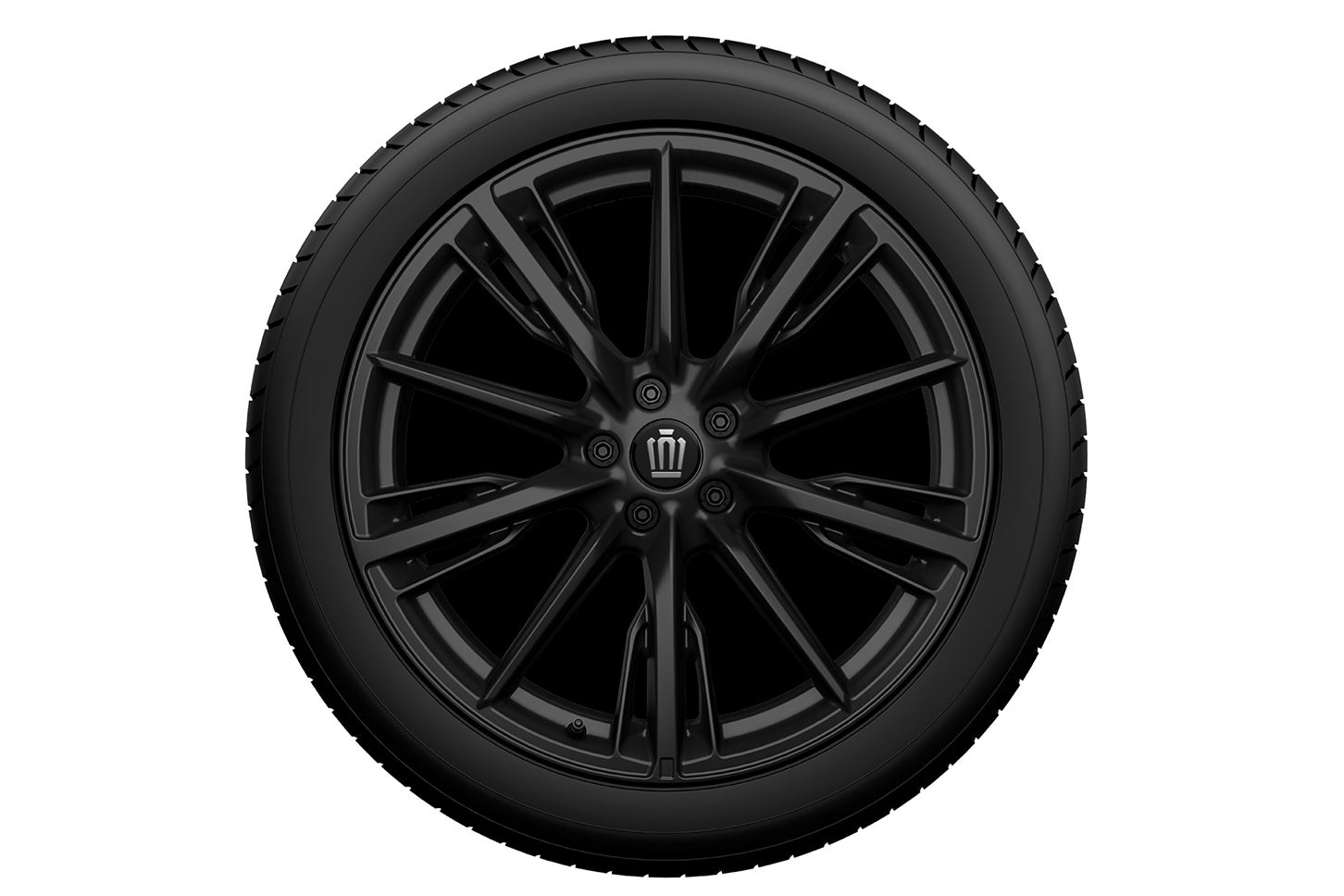 トヨタ・クラウン スポーツG｜225/45R21タイヤ＆21×8.5Jアルミホイール（マットブラック塗装）＆センターオーナメント