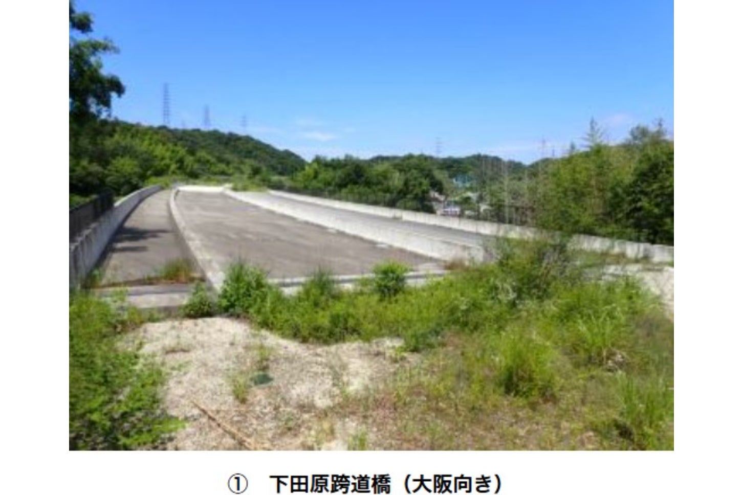 清滝生駒道路の2025年7月時点の工事進捗。