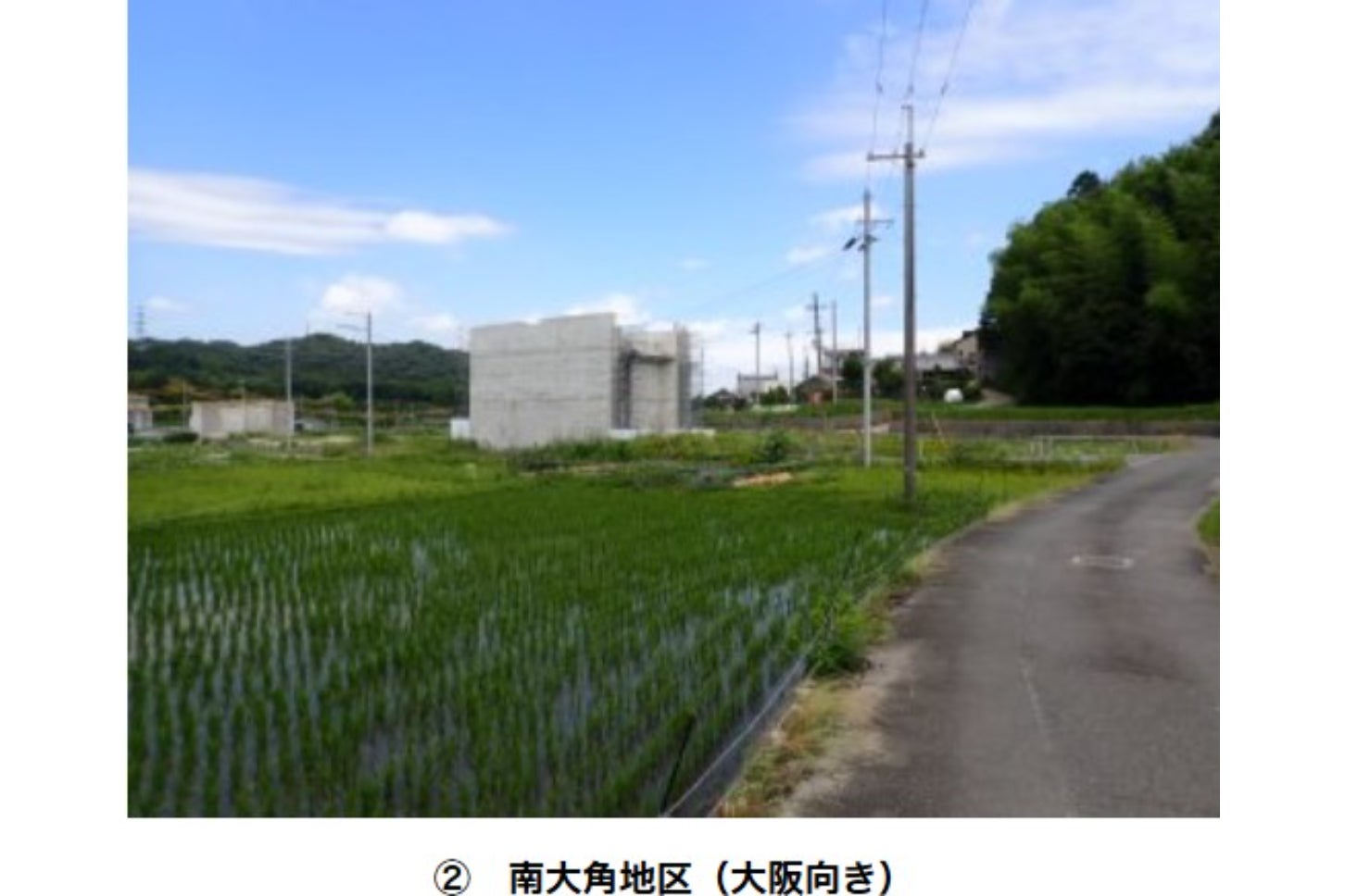 清滝生駒道路の2025年7月時点の工事進捗。