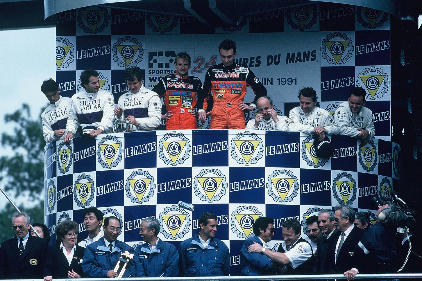 1991年のル・マン24時間耐久レースで日本車初の総合優勝を飾ったマツダ787B