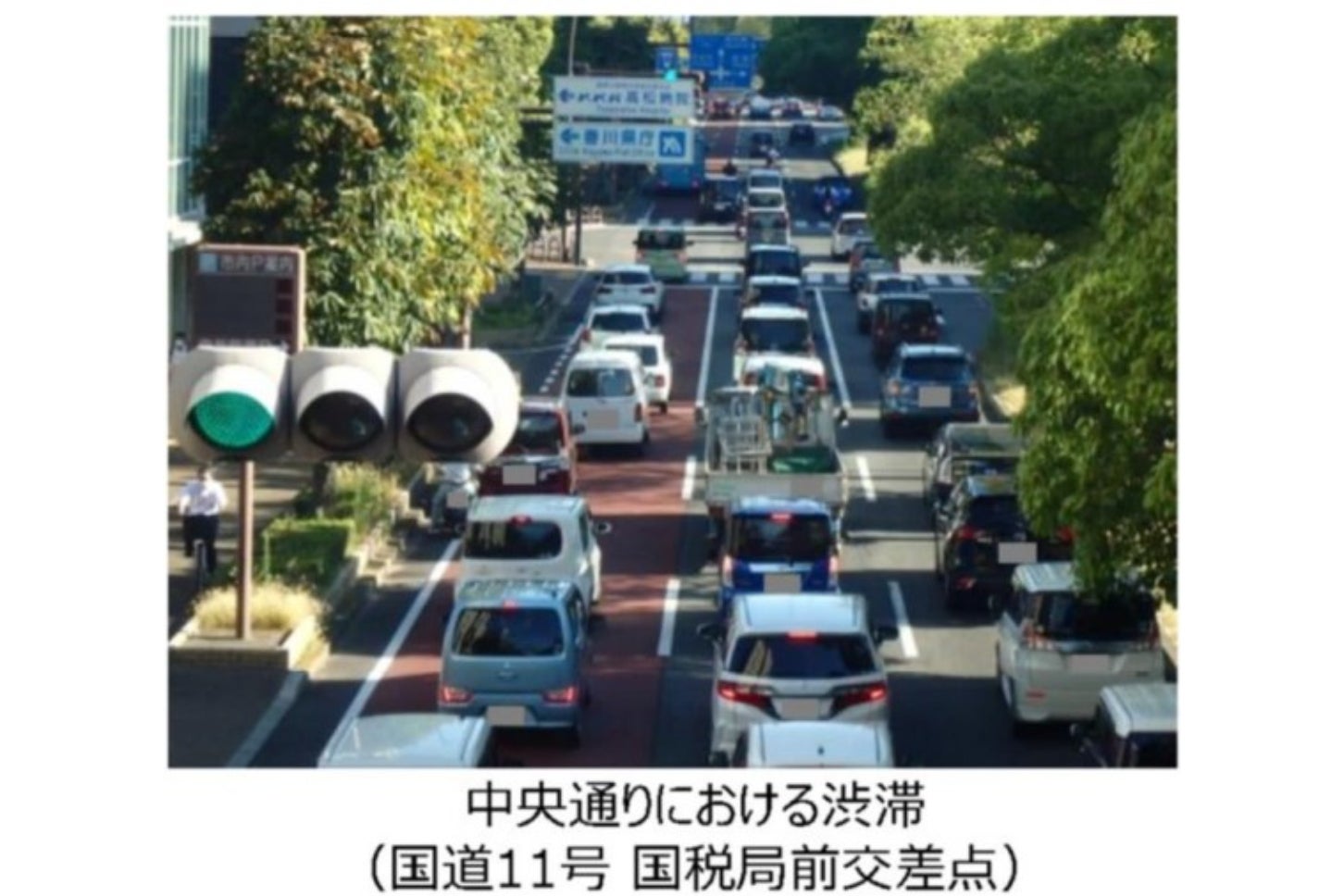 高松市街で山積する交通課題。