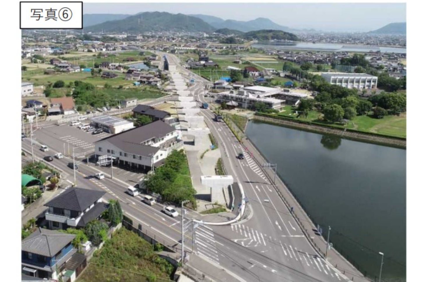 工事が進行中の円座香南線（香南工区）