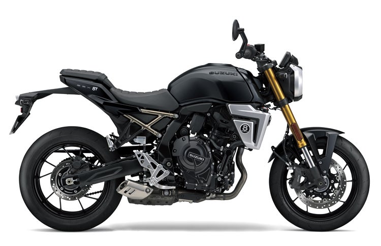 新型GSX-8T「メタリックマットブラック（YKV）」