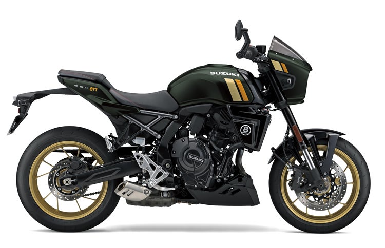 新型GSX-8TT「パールマットシャドーグリーン（QU5）」