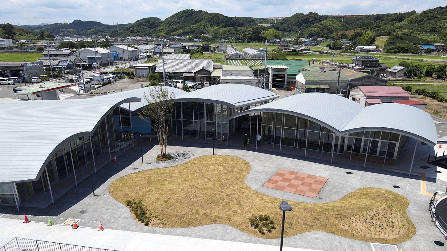 道の駅「そらっと牧之原」の外観です。