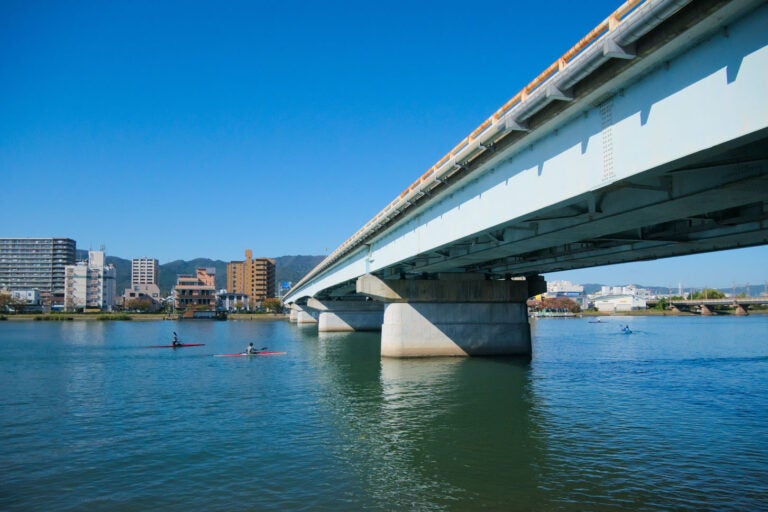 国道1号 瀬田川大橋は渋滞のボトルネックとなっている。