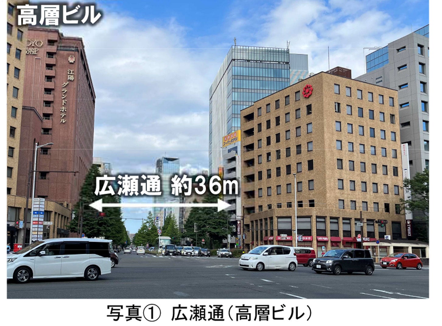 広瀬通の現況。