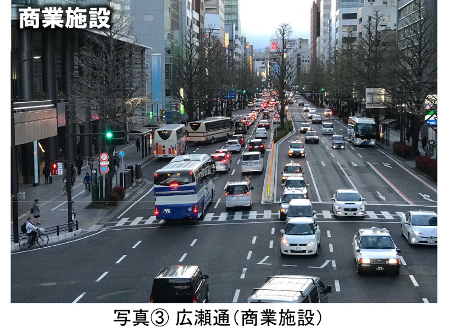 広瀬通の現況。
