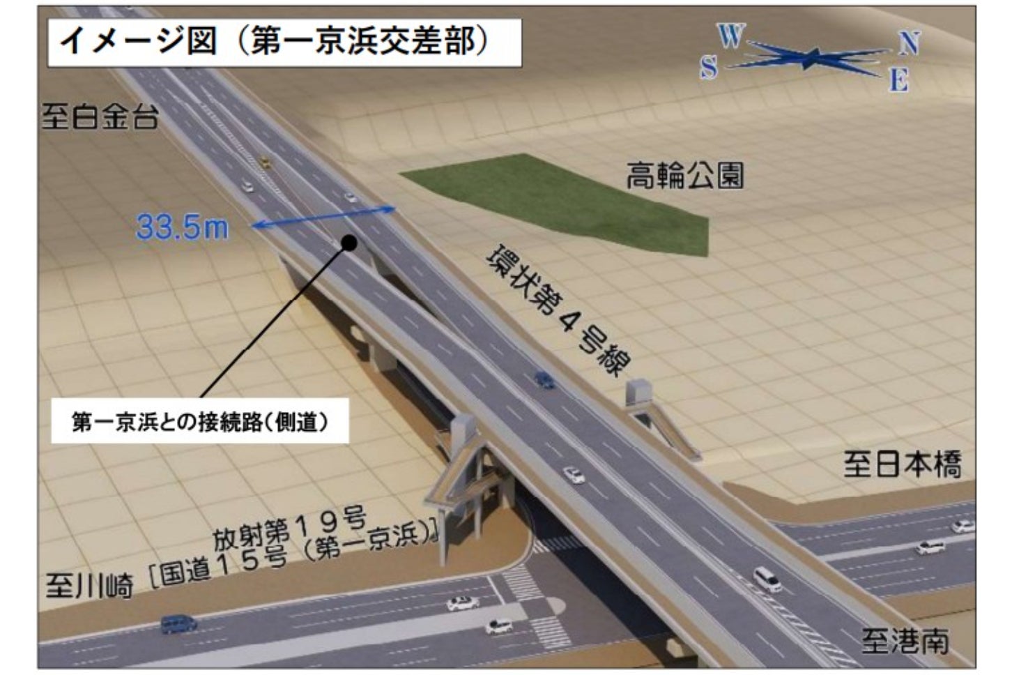 高輪・港南工区の概要。