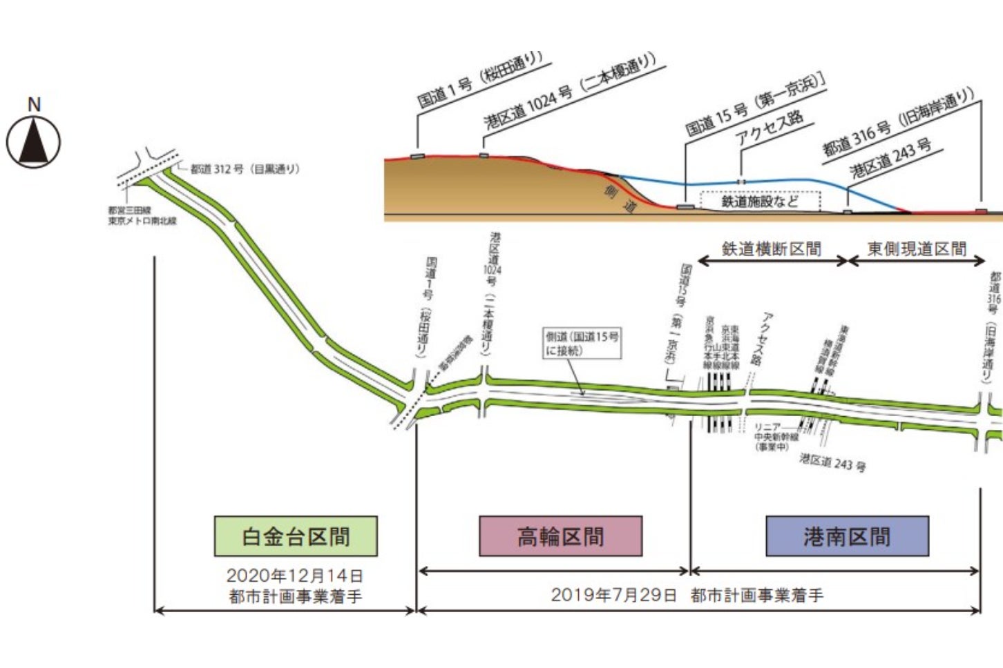 高輪・港南工区の概要