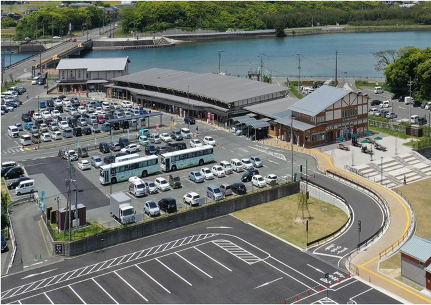道の駅ランキング2025｜2位：道の駅 むなかた（福岡県宗像市）　満足度 80.6％