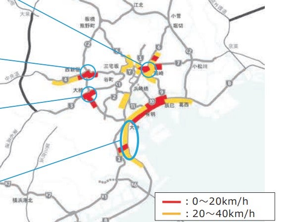 首都高でも有数の渋滞空間である首都高湾岸線。