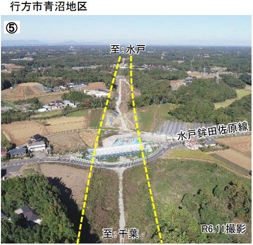 建設が進む東関東道の潮来～鉾田