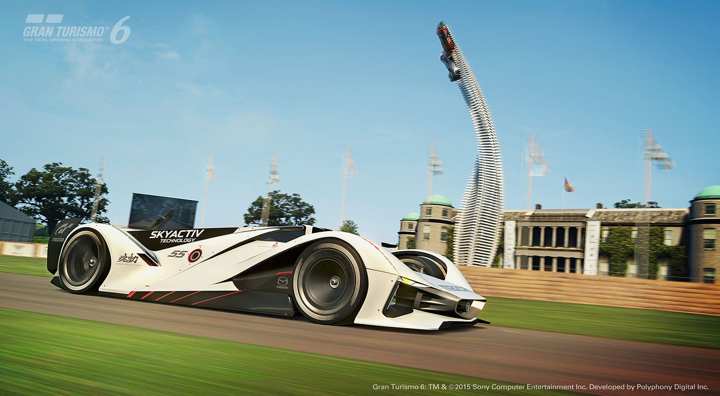 2014年12月15日、グランツーリスモ6」向けのバーチャルスポーツカーとして「マツダ LM55 ビジョン グランツーリスモ」が公開された