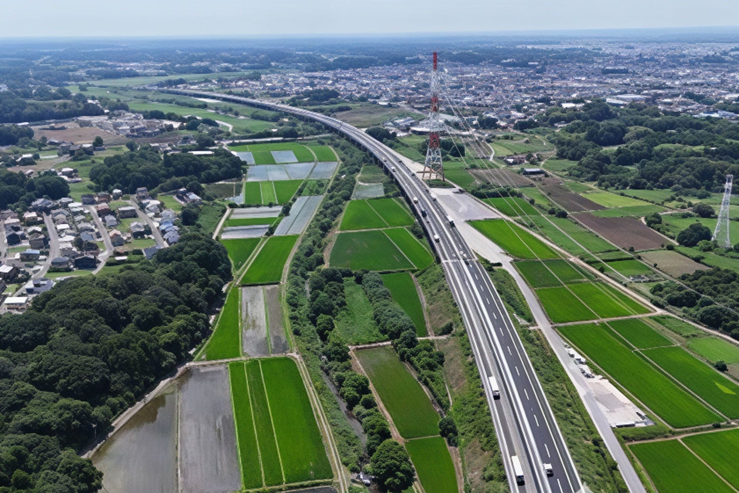 圏央道 つくば牛久IC～牛久阿見ICの様子。2025年6月撮影。