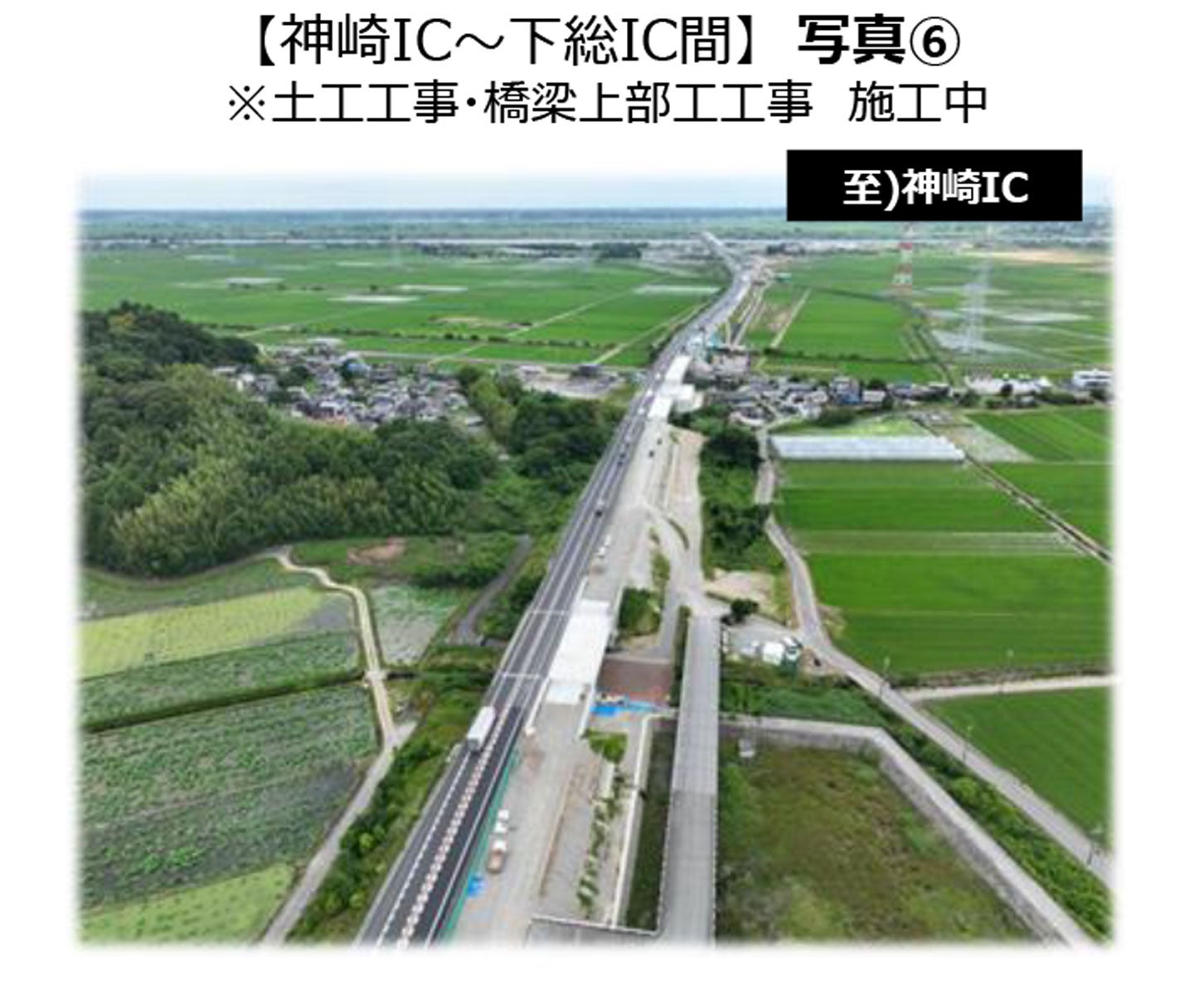 圏央道 神崎IC～下総ICの様子。2025年6月撮影。