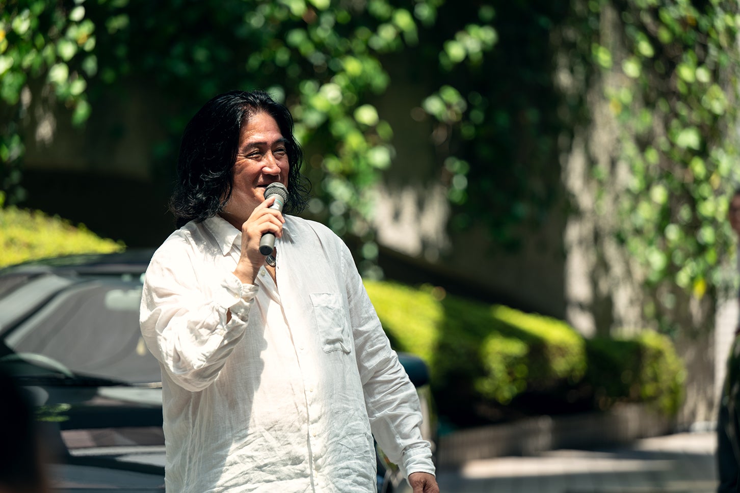 ベテランモータージャーナリストの嶋田智之さん。