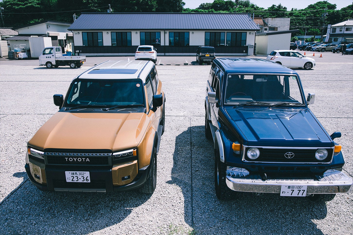 YCSがランクル70とランクル250を乗り比べ。