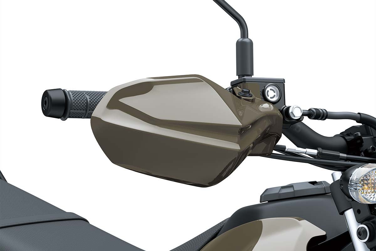 KLX230 DF純正アクセサリーのハンドガード