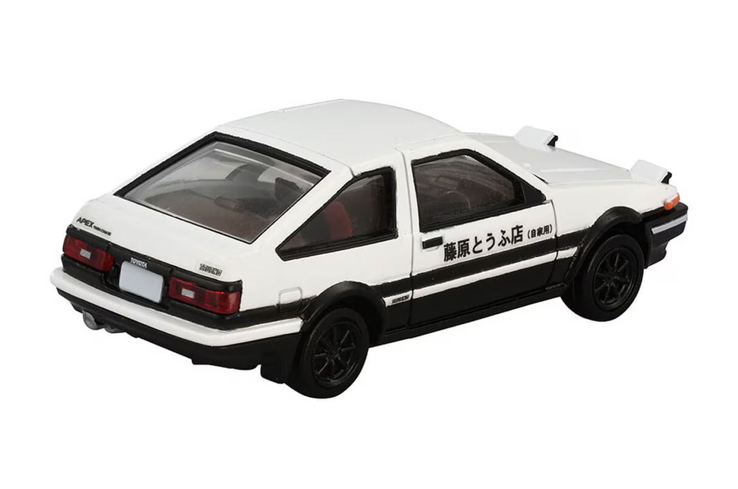 トミカプレミアム unlimited STEERING VIEW 頭文字D AE86 トレノ（第1巻仕様）に付属するミニカー