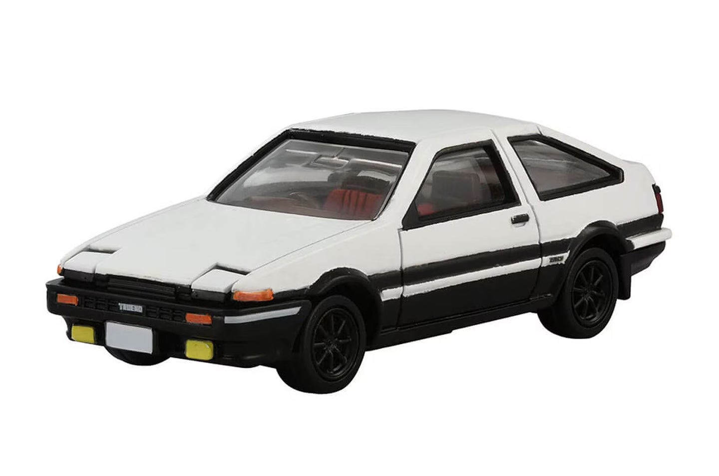 トミカプレミアム unlimited STEERING VIEW 頭文字D AE86 トレノ（第1巻仕様）に付属するミニカー