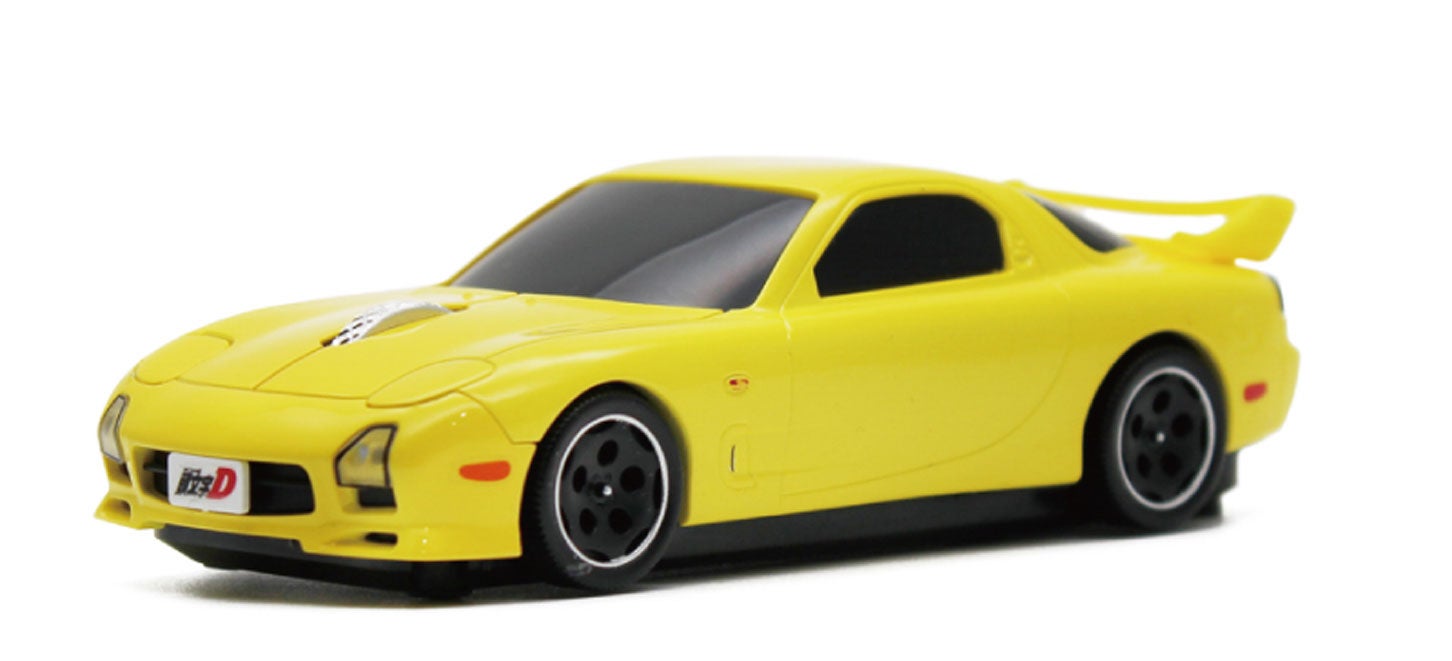 RX-7(FD3S)型無線マウス 『頭文字D』高橋啓介 18巻版。